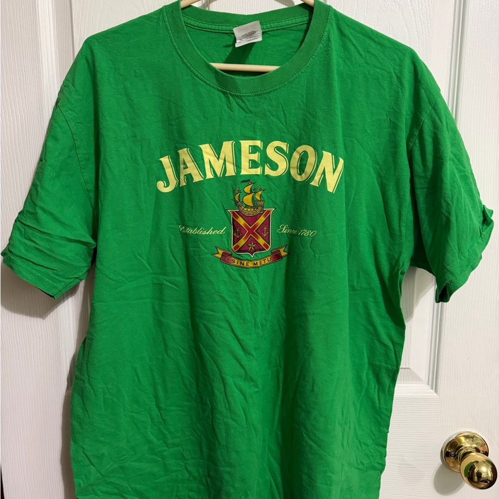 Fruit of the Loom Green Cotton T-Shirt